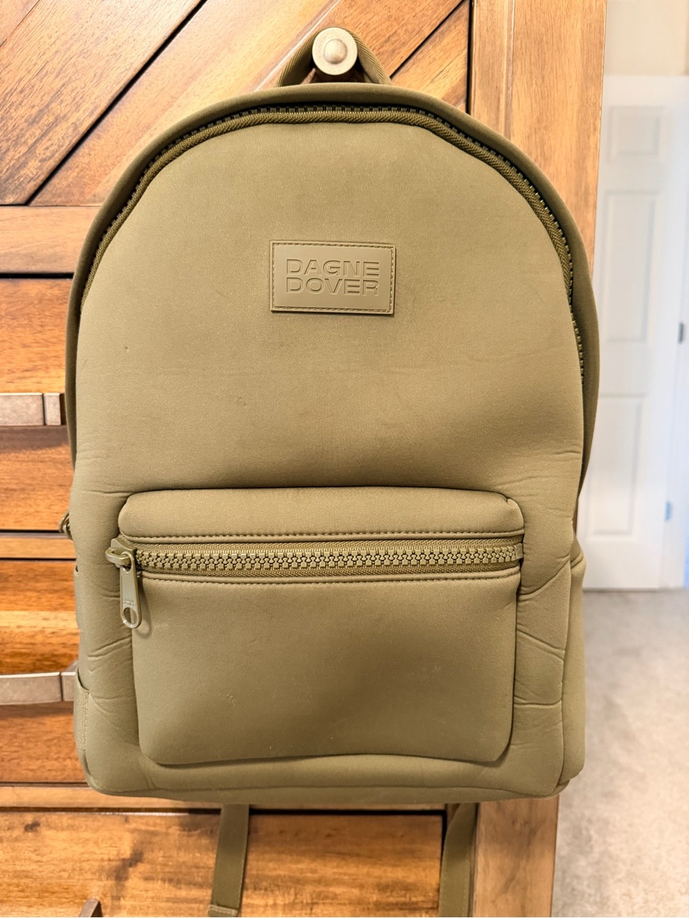 Dagne Dover Large DAKOTA Neoprene Backpack Moss Green